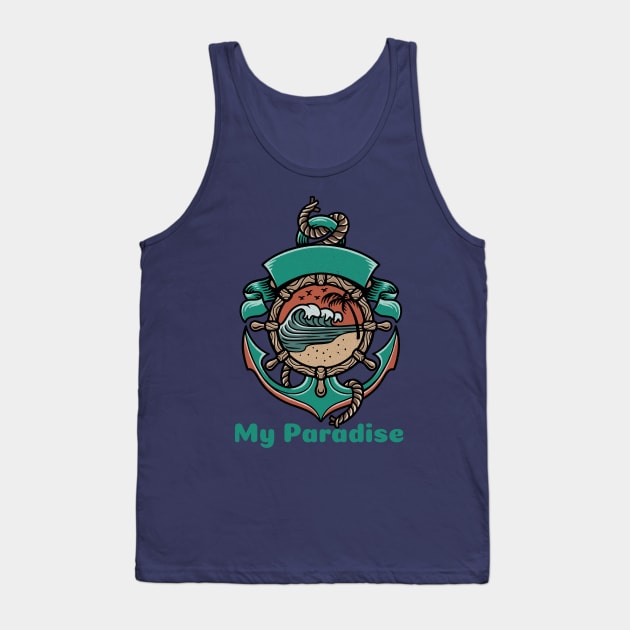 Sailors paradise. I love the peace the sea gives me as if I am made from the salt itself. Tank Top by Your_wardrobe